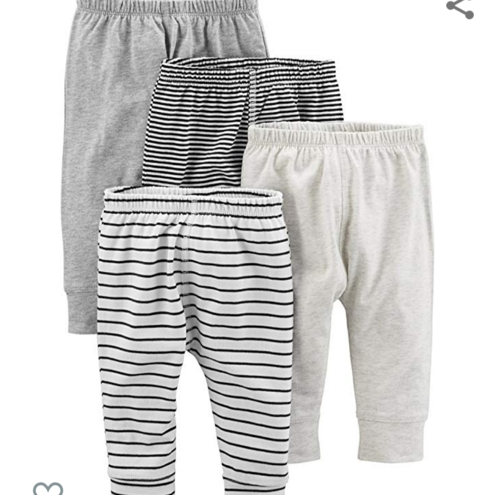 Simple Joy's by Carter's 4 Pack Baby Pant Newborn